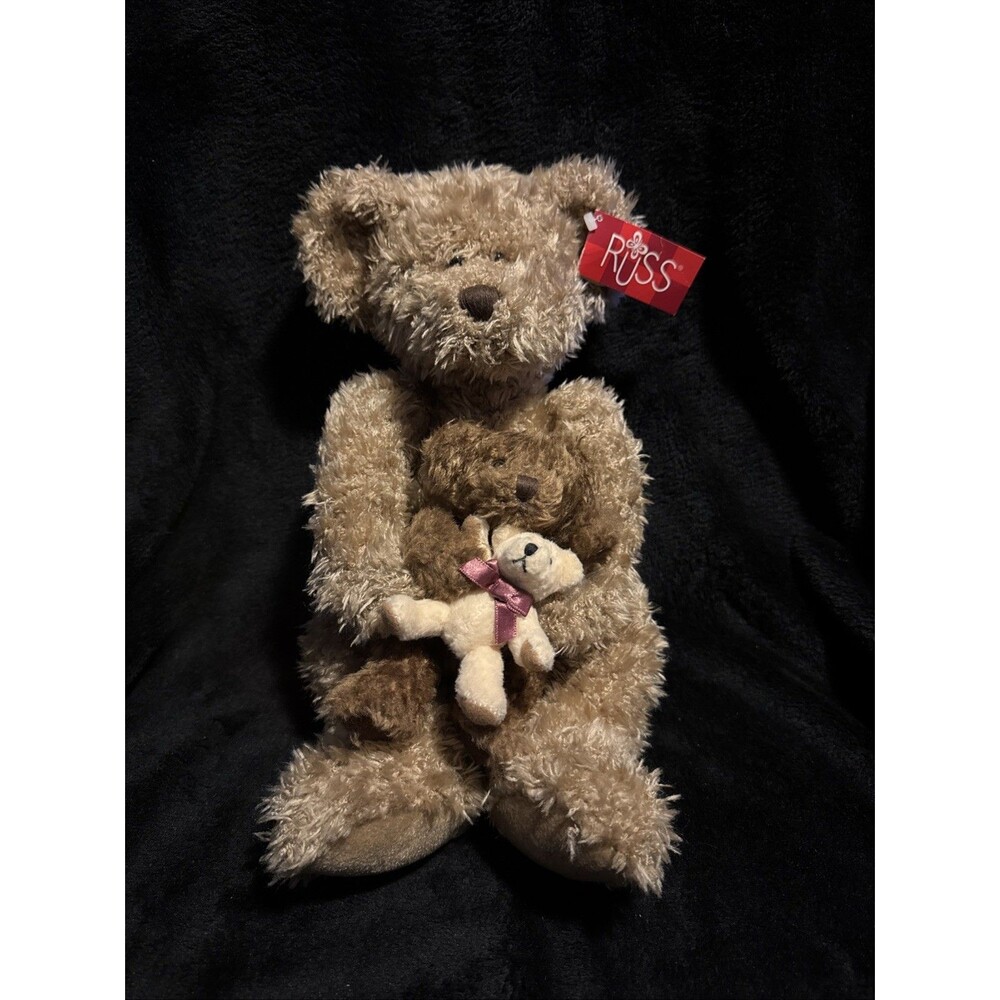 Vintage 80s RUSS Vintage Teddy Bear Marmie Baby Skribbles